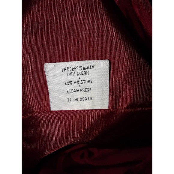 Pendleton-Wool Jacket-Red-Lined-Waist Coat/Blazer - Picture 8 of 10